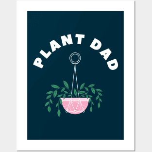 Plant Dad V2 Dark Posters and Art